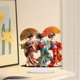 thumbnail image 4 of Uuiauoio Woman and Cheetah Rotatable Acrylic Table Ornament The Ideal Spring Gift for Ideal Gift New Year, Valentine's Day, Ramadan, 4 of 6
