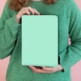 thumbnail image 6 of Urbanw A5 Multifunctional Zipper Notebook, Lined Journal Notebook, PU Leather Notebook With 200 Pages Lined Paper Document Organizer Mint Green 1Pcs, 6 of 6