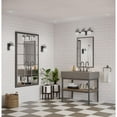 thumbnail image 2 of Fessler Collection One-Light Matte Black Opal Glass Farmhouse Bath Light, 2 of 13