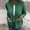 Green(New), variant on Women's Fashion Solid Color Knit Ribbed Hoodless Zipper Pocket Long Sleeve Casual Jacket&Flash Picks
