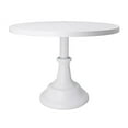 thumbnail image 4 of Set of 3 Pieces Cake Stands Iron Cake Holder Dessert Display Plate Serving Tray for Baby Shower Wedding Birthday Party (White), 4 of 6
