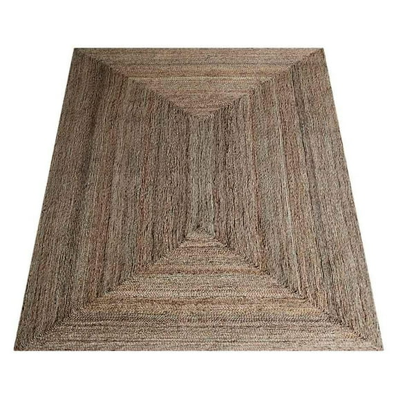 Rugsotic Carpets Hand Woven Jute 10'x13' Area Rug Contemporary Beige J00022