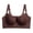 Brown, variant on Sports Bras for Women Full Back Coverage Deep Cup Back Smoothing Shaping Bra Womens Seamless Jelly Bras