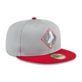thumbnail image 3 of Men's New Era  Gray/Red Chicago White Sox 2025 Batting Practice 59FIFTY Fitted Hat, 3 of 7
