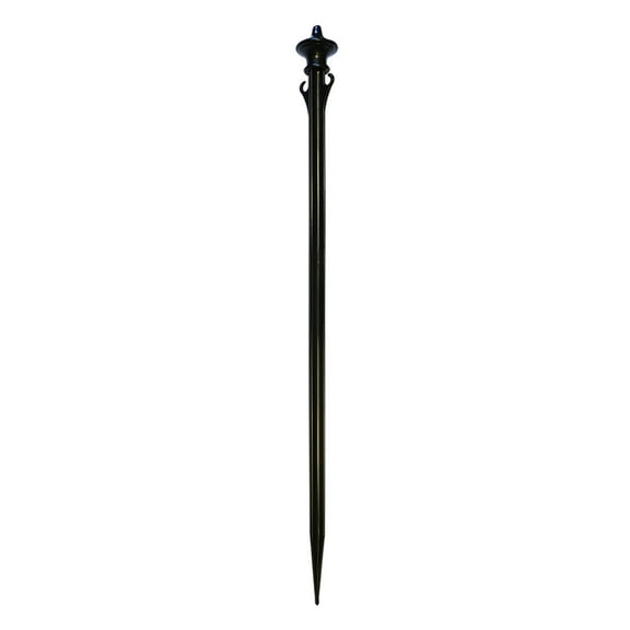 Colonial Poles Black (24 Pk)