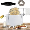 thumbnail image 5 of 2-slice toaster, portable household 800w with 7 temperature settings, removable crumb tray, retractable wheel, 5 of 5