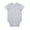 Light Gray, variant on Unisex Baby Solid Romper Boys Girls Short Sleeve Bodysuit Onesies