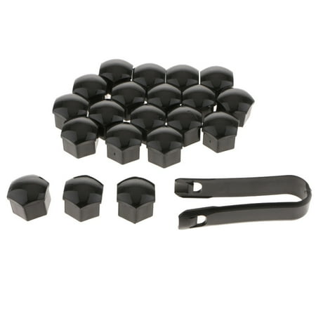 

20Pcs Car Truck Wheel Tyre Center Hub Screw 19mm Protect Cap