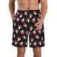 thumbnail image 1 of Balery Cartoon Mushroom Traje de Baño Estilo Hawaiano para Hombre, Shorts de Secado Rápido con Bolsillos-Large, 1 of 6