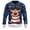 D-Blue478, variant on Christmas Reindeer Print Knit Sweater Mens Loose Fit Long Sleeve Crewneck Holiday Knitting Pullover Xmas Festive Comfort Jumper Tops