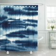 thumbnail image 1 of ABPHQTO Indigo abstracto Grunge acuarela hermosa mancha salpicaduras pintura áspera baño cortinas de ducha 152x180 cm ABPHQTO PKNMT60x72Shower-4928, 1 of 2