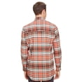 thumbnail image 2 of Backpacker Men's Tall Stretch Flannel Shirt - RUST - LT, 2 of 3
