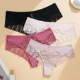 thumbnail image 3 of wcjm Hot Pink Women G String Panty Lace Trim 4 Colors Comfy Underwear, 3 of 5