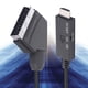 thumbnail image 1 of Adaptador convertidor de 1 m Euroconector a convertidor HD 1080P compatible con HDMI para decodificador Hugtrwg  Nuevos Originales, 1 of 9