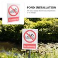 thumbnail image 3 of OULII Pool Accessories Funny Pool Signs Aluminum Safety Warning 1Pcs, 3 of 7