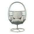 thumbnail image 4 of GDF Studio Liana Outdoor Lounge Chair, Light Gray, 4 of 7