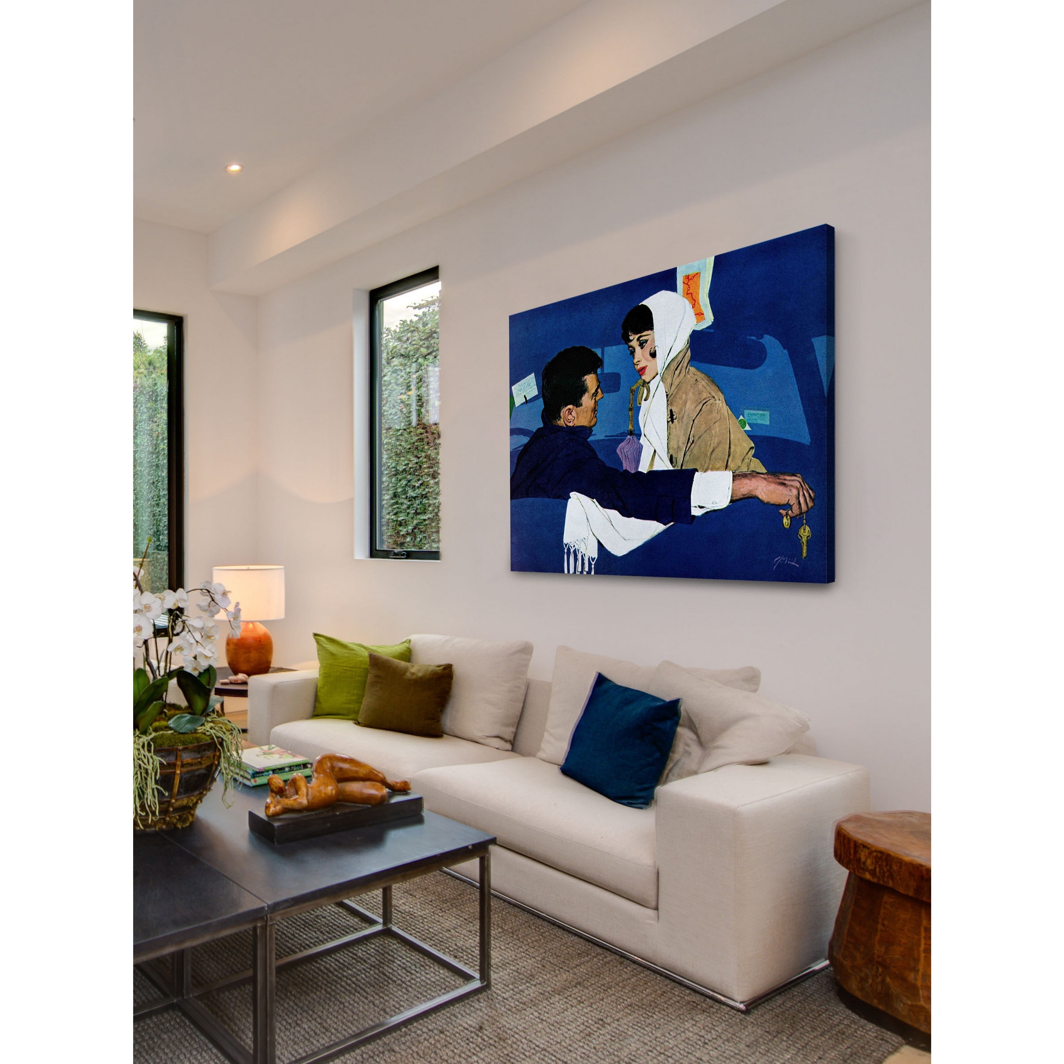 Marmont Hill "Stand-In Girl" by Robert Jones Painting Print on Canvas