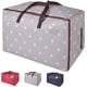 thumbnail image 1 of Bolsas para ropa, bolsa organizadora impermeable, gruesa y extragrande, bolsa de viaje, color gris, 1 of 5