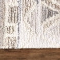 thumbnail image 3 of 8' X 10' Ivory Tan And Gray Wool Abstract Tufted Handmade Area Rug, 3 of 10