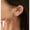 gold, variant on Women's Knot Stud Earrings, Minimal Twisted Wrap Small Fashion Jewelry