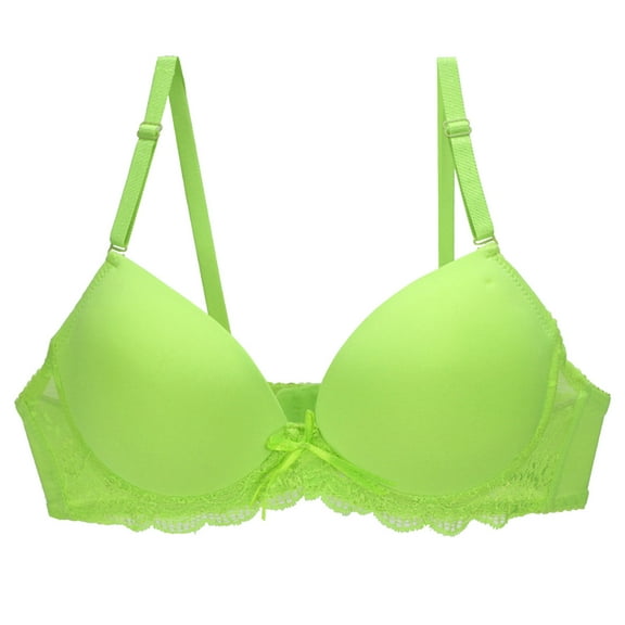 Everyday Bras for Women Pack of Sports Bras Women Bras Push up Womens plus Size Bras Scrappy Bra Sports Bra with Cups Womens Bras Push up plus Size Womens Bras Pack Running Girl One Green 95E