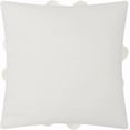 thumbnail image 5 of JWH Handmade 3D Flower Throw Pillow Cover Aesthetic Decorative Floral Accent Pillow Case for Couch Bed Living Room Decor 18x18inch Cream, 5 of 9