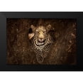 thumbnail image 2 of Ozmen, Ozkan 24x17 Black Modern Framed Museum Art Print Titled - Leopard Resting on a Tree at Masai Mara, 2 of 5