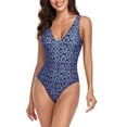 thumbnail image 2 of Birdeem Mode Femme Imprimé Confortable Maillot de Bain Ample Haut Blouse Décontracté Col en V Attrayant, 2 of 6