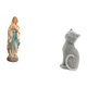 thumbnail image 5 of Estatua de resina de María, figura de colección religiosa, adorno de escritorio, estatua de gato, linda figura femenina, ideal para regalar,, 5 of 8
