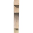 thumbnail image 2 of Ekena Millwork 4"W x 22"D x 26"H Westlake Block Rough Sawn Bracket, Douglas Fir, 2 of 25