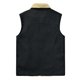 thumbnail image 5 of Ceisia Warm Reversible Men's Loose Fit Turn-Down Collar Corduroy Lamb Fleece Vest Gift, 5 of 9