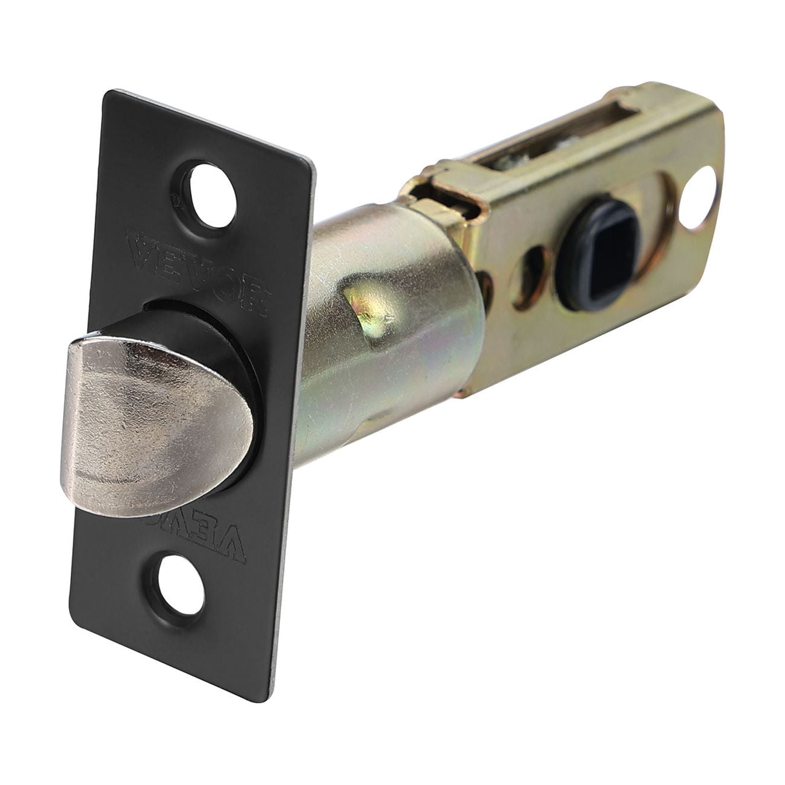 Front Door Lock Set with Deadbolt Zinc Alloy Copper-Plated Finish Adjustable Hole Spacing 7-11/16 to 8-13/16 Inch Reversible for Left/Right Doors