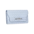 thumbnail image 3 of Time and Tru Women's Scarlet Envelope Wallet, Bashful Blue, 3 of 4