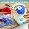 thumbnail image 5 of Loetky Manual Yarn Winder for Knitting and Crochet, Large Capacity Hand Crank Yarn Ball Maker, Adjustable Tension Swift, Table Clamp for Craft Yarn Organization, 5 of 9