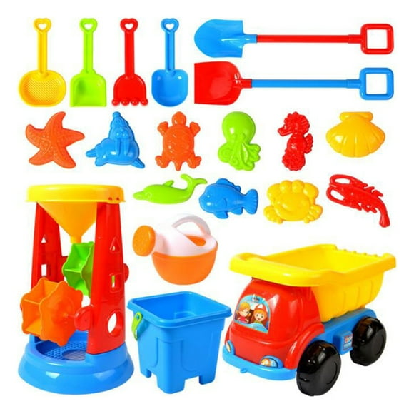 20PCS Beach Toy Sand Set Sand Play Sandpit Toy Summer Outdoor Toy