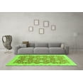 thumbnail image 3 of Ahgly Company Indoor Rectangle Oriental Green Traditional Area Rugs, 7' x 9', 3 of 4