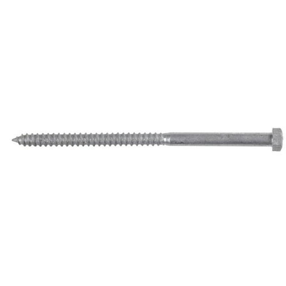 812081 0.375 x 7 in. Galvanized Hex Head Lag Bolt