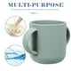 thumbnail image 5 of Vaso de entrenamiento para bebés y niños pequeños, vaso de silicona con doble asa, vaso de aprendizaje, 5 of 8