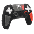 thumbnail image 1 of Silicone Case and Joystick Caps for PS5 DualSense Controller - Black Spider, 1 of 1