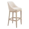 thumbnail image 2 of Calmo Barstool Beige Barstool, Modern Style, Ergonomic and supportive footrest, Plywood, Indoor Bar, 2 of 11