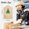thumbnail image 2 of 600PCS French Christmas Sticker Labels in Kraft Paper Merry Christmas Gift Wrapping Stickers Accessory Christmas Decoration Self-Adhesive Merry Christmas Greeting Card, 2 of 5