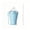 Light Blue, variant on Foldable Silicone Ice Ball Maker Cup 2-in-1 Reusable Mold Effortless Demolding for Coffee Whiskey Home Gym Camping