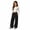 Black, variant on Wide Leg Sweatpants for Girls Baggy Straight Sweat Pants School Running Casual Elastic Waist Joggers Trousers Teen Kids Trendy Pull on Sweatsuits Bottom