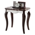 thumbnail image 2 of Acme Mathias End Table Walnut & White, 2 of 3
