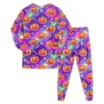 thumbnail image 5 of KPOPLK Toddler Boy Clothes 2-8T Halloween Pajama Set Long Sleeve Pumpkin Print Shirts and Pants Comfortable Fall Winter Sleepwear,Size 7-8 Years, 5 of 9