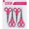 American Crafts AC64202 Cutup Scissors Value Pack 4/Pkg-(2) 5'' & (2) 7''