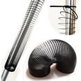 thumbnail image 4 of Bamboohart 2pcs Heavy-Duty Metal Spring Barrier Baffle - Adjustable Anti-Squirrel & Raccoon Proof bird feeder guard  Easy Installation Coil spring pole for Hanging Feeders  No Tools Neede, 4 of 6