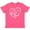 Retro Heather Pink, variant on Inktastic I Love My Aunt and Uncle in White Chalk Heart Youth T-Shirt