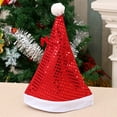 thumbnail image 4 of Christmas Hats, Santa & Mrs Claus Festive Headwear for X-Mas Parties, Parades, Office Events & Family Gatherings,(Red), 4 of 5