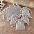 thumbnail image 3 of 50pcs Small Burlap Bags With Drawstring,3x4inch Gift Little Burlap Drawstring Bags,reusable To Stor, 3 of 3